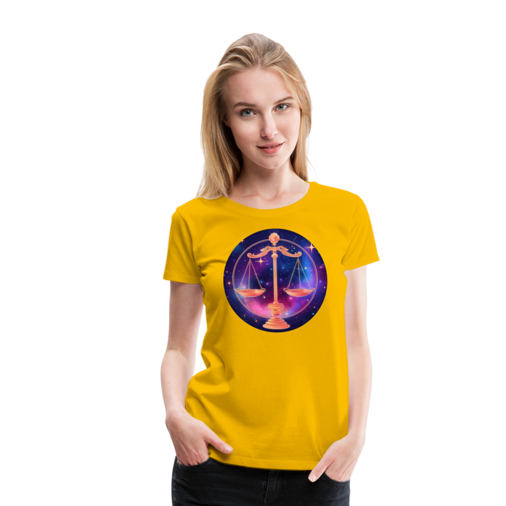 Women’s Magic Libra Premium T-Shirt - sun yellow