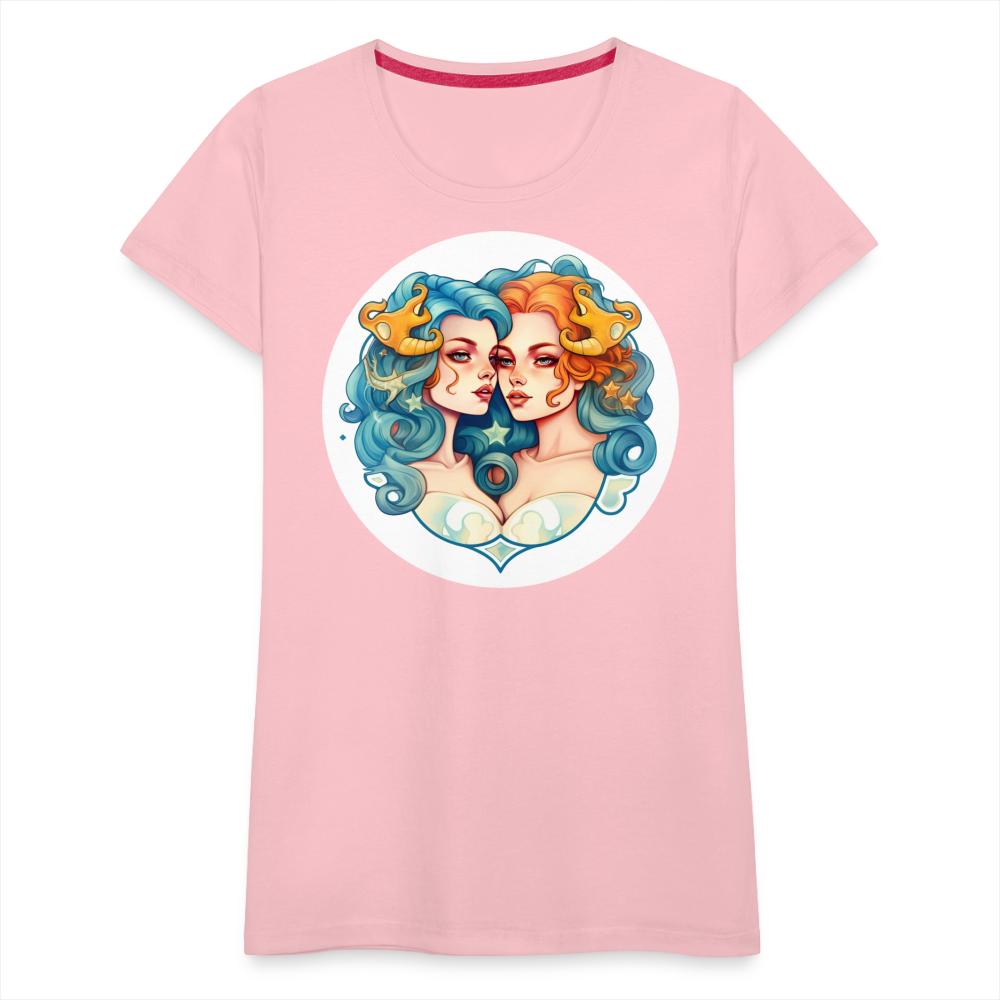 Women’s Symbol Gemini Premium T-Shirt - pink