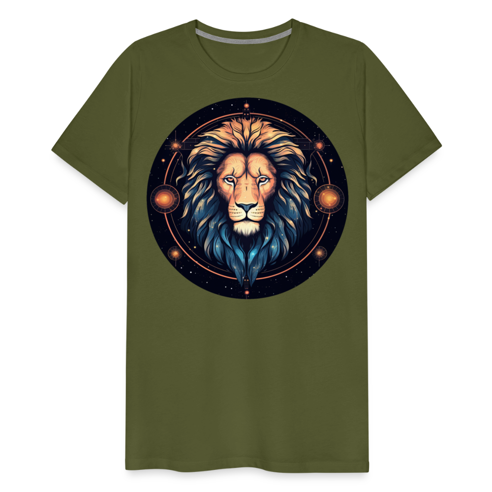 Men's Magic Leo Premium T-Shirt - olive green