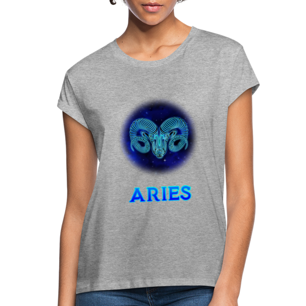 Women's Aries Relaxed Fit T-Shirt - heather gray