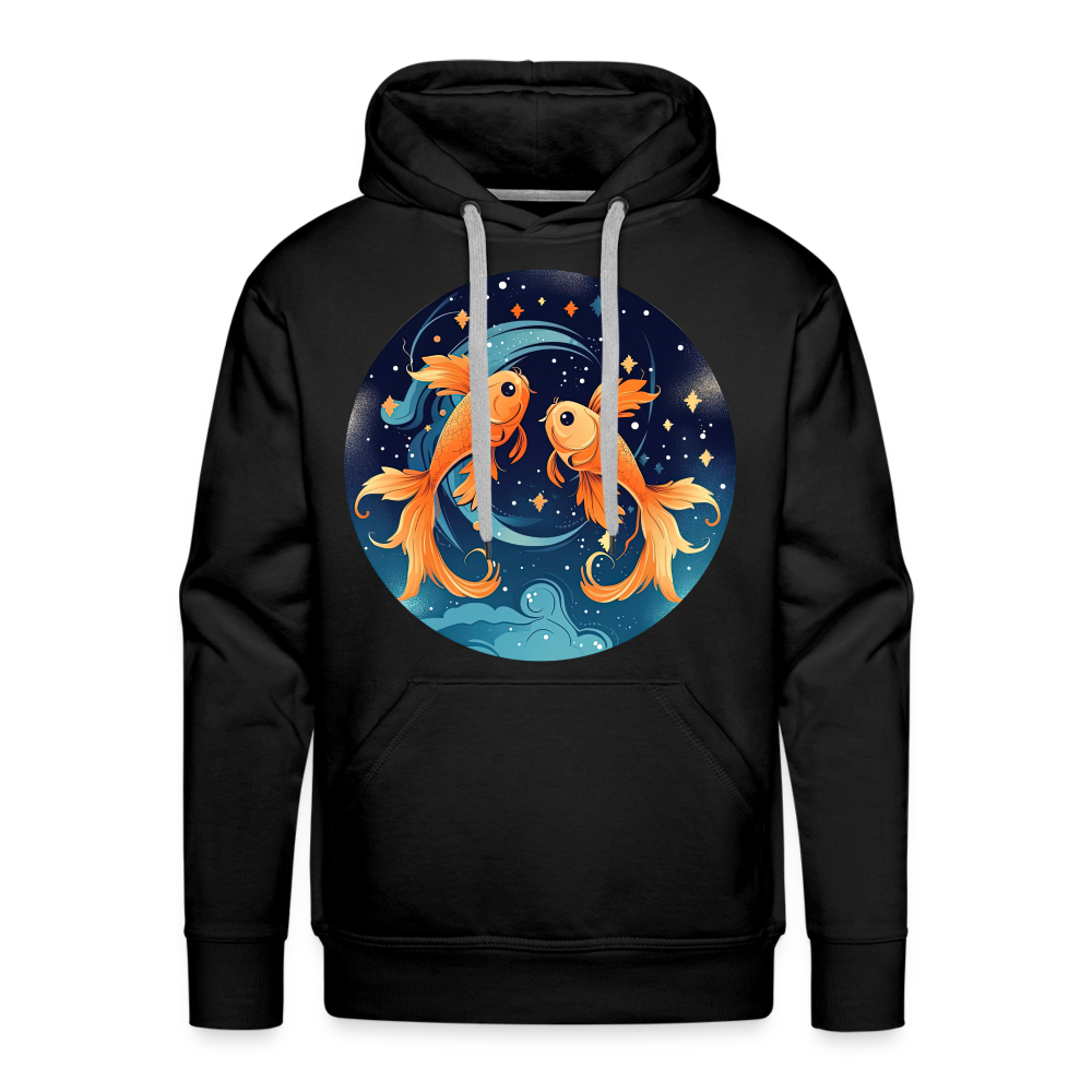 Men’s Magic Pisces Premium Hoodie - black