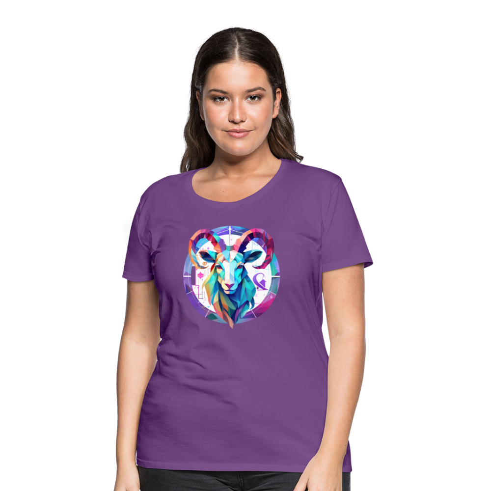 Women’s Mythical Aries Premium T-Shirt - purple