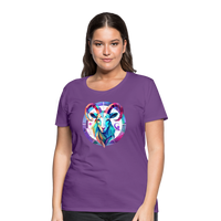 Thumbnail for Women’s Mythical Aries Premium T-Shirt - purple