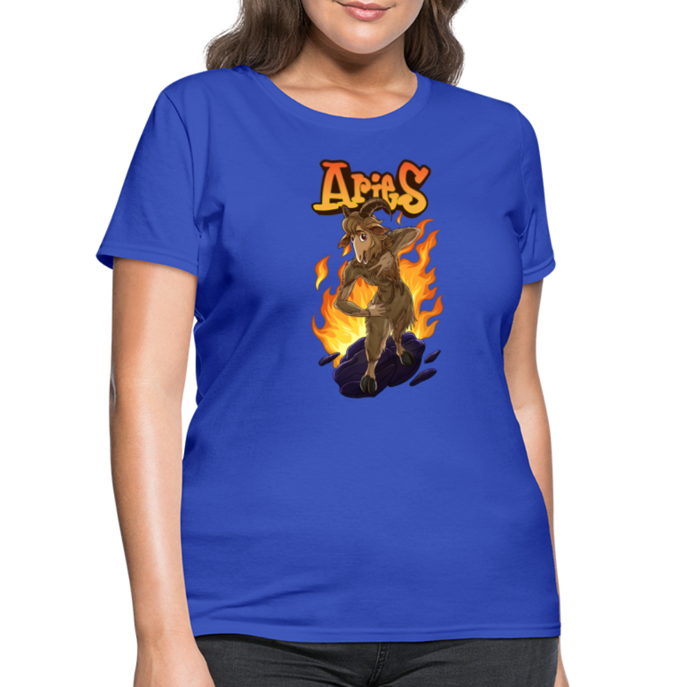 Women's Aries Narihndrab T-Shirt - royal blue