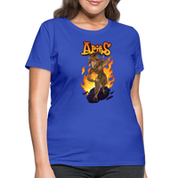 Thumbnail for Women's Aries Narihndrab T-Shirt - royal blue