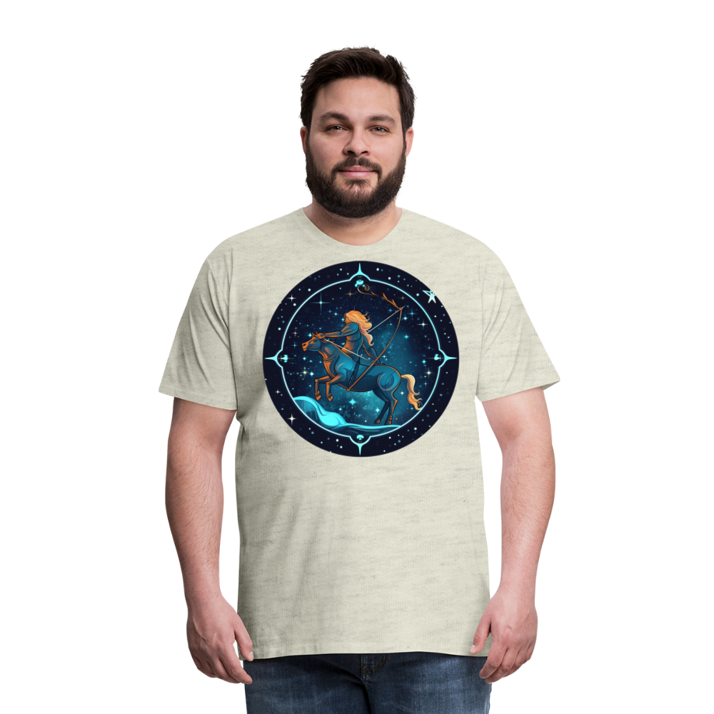 Men's Magic Sagittarius Premium T-Shirt - heather oatmeal