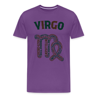 Thumbnail for Men's Power Words Virgo Premium T-Shirt - purple