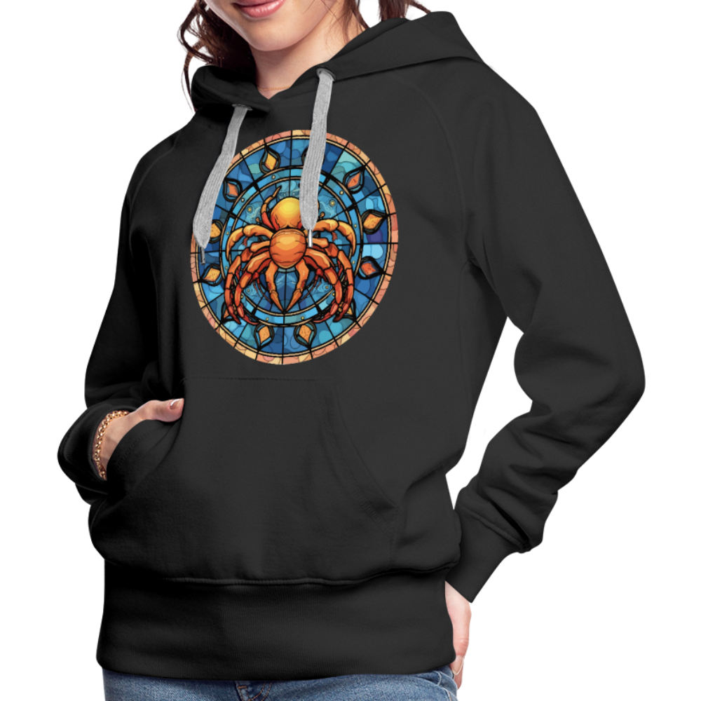 Women’s Mosaic Cancer Premium Hoodie - black