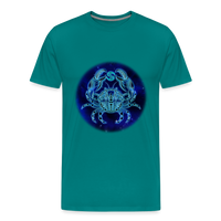 Thumbnail for Men's Stellar Cancer Premium T-Shirt - teal