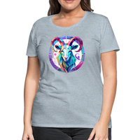 Thumbnail for Women’s Mythical Aries Premium T-Shirt - heather ice blue