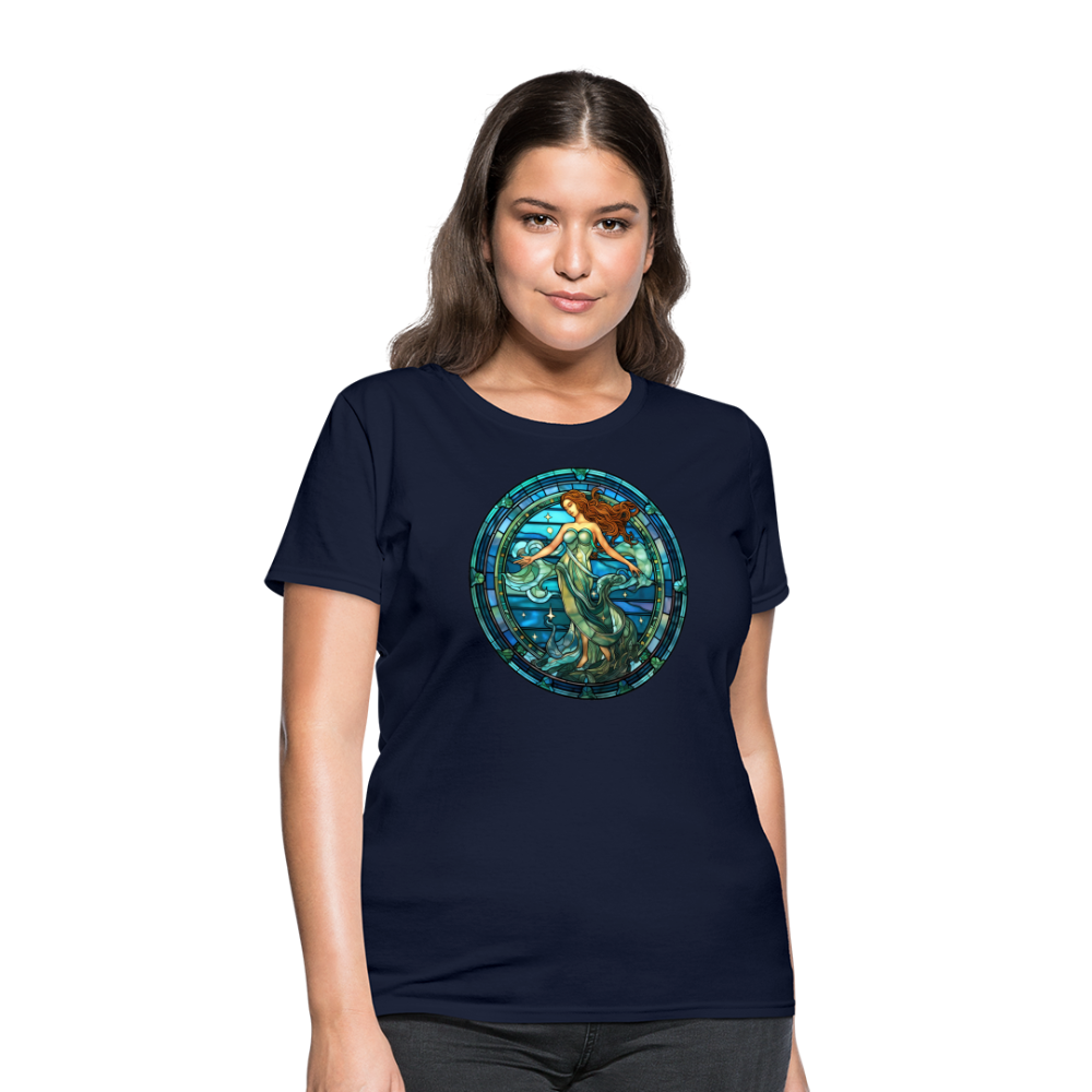 Women's Mosaic Aquarius T-Shirt - navy