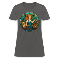 Thumbnail for Women's Mosaic Virgo T-Shirt - charcoal