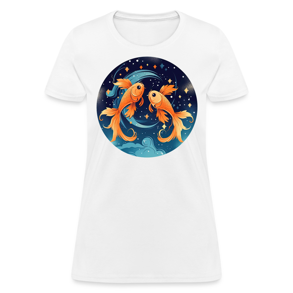 Women's Magic Pisces T-Shirt - white