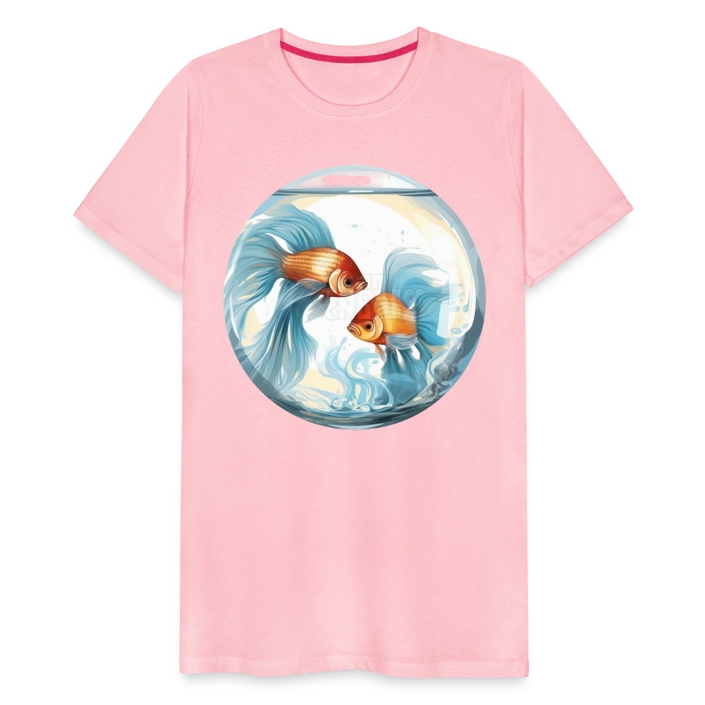 Men's Mythical Pisces Premium T-Shirt - pink