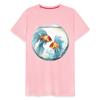 Thumbnail for Men's Mythical Pisces Premium T-Shirt - pink