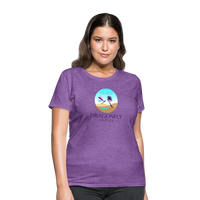 Thumbnail for Women's Dragonfly Oasis V.1 Capricorn T-Shirt - purple heather