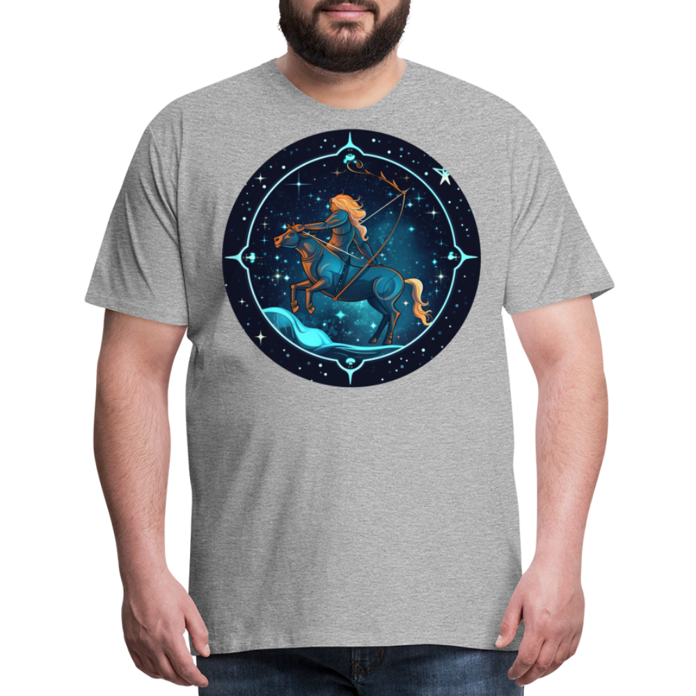 Men's Magic Sagittarius Premium T-Shirt - heather gray