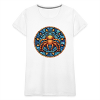 Thumbnail for Women’s Mosaic Cancer Premium T-Shirt - white