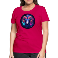 Thumbnail for Women’s Magic Aries Premium T-Shirt - dark pink