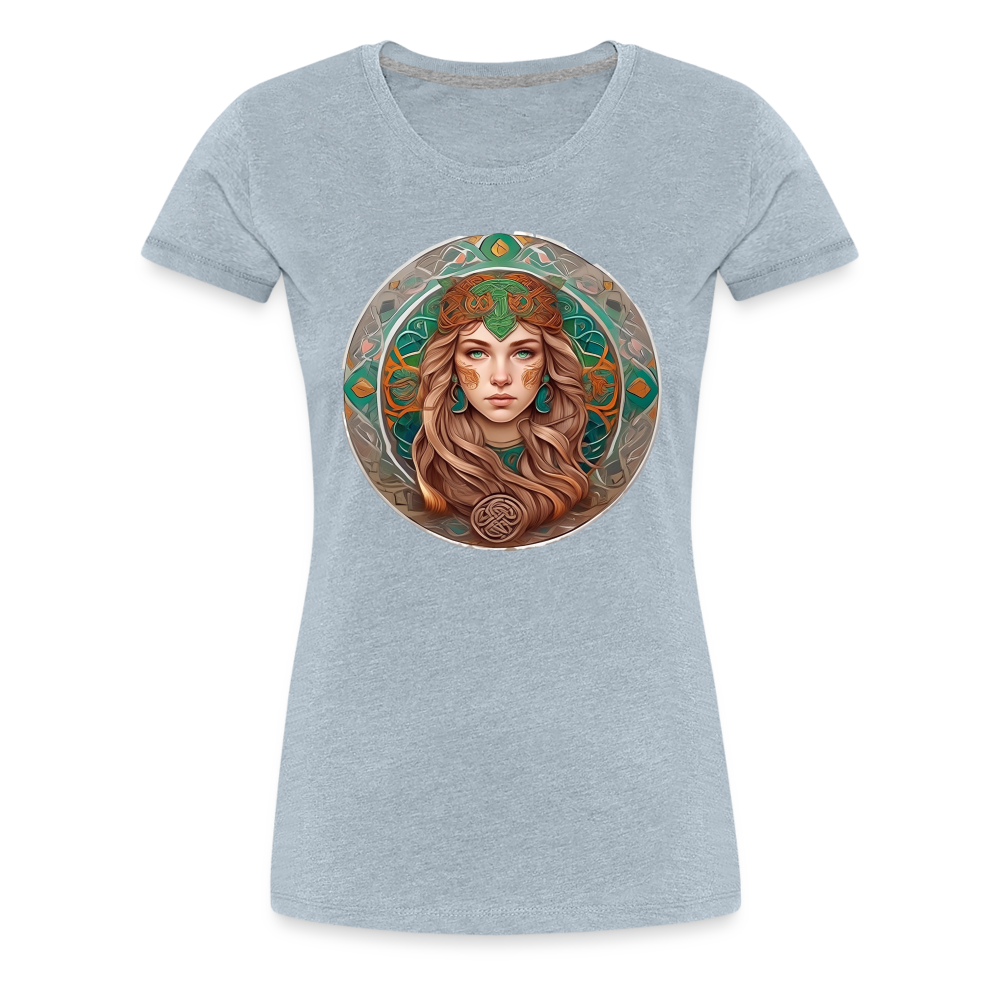 Women’s Mythical Virgo Premium T-Shirt - heather ice blue