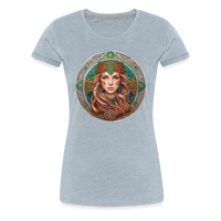 Thumbnail for Women’s Mythical Virgo Premium T-Shirt - heather ice blue