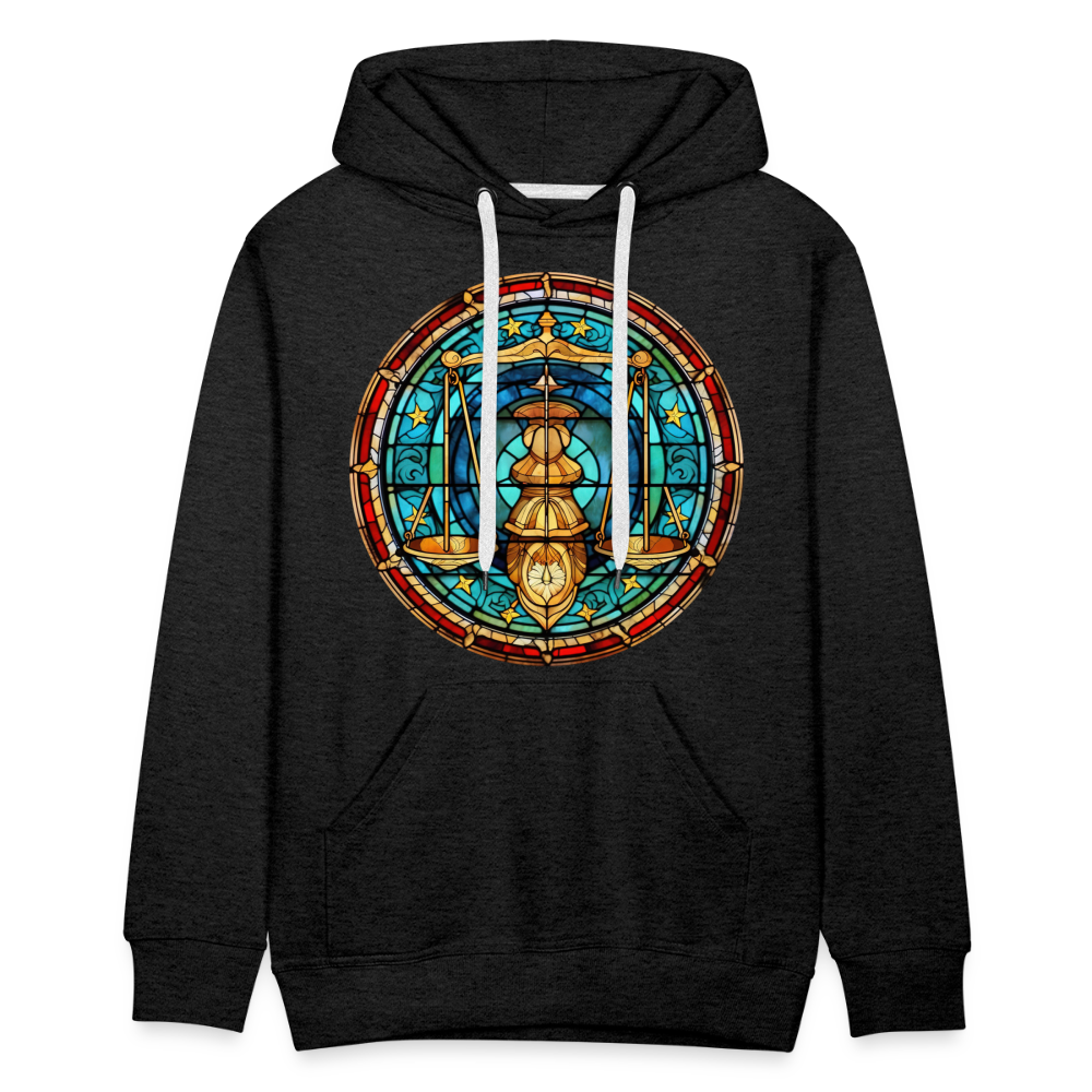 Men’s Mosaic Libra Premium Hoodie - charcoal grey