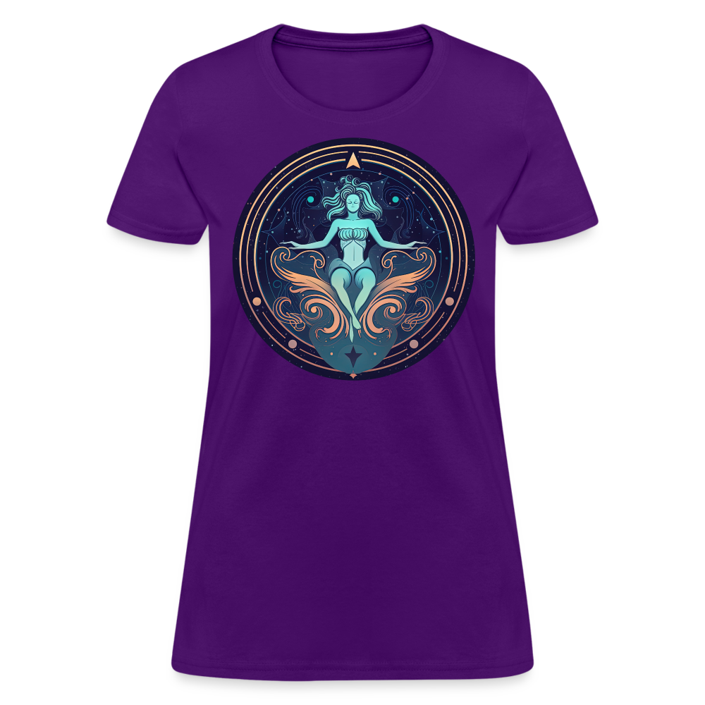 Women's Mystic Aquarius T-Shirt - purple