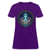 Thumbnail for Women's Mystic Aquarius T-Shirt - purple