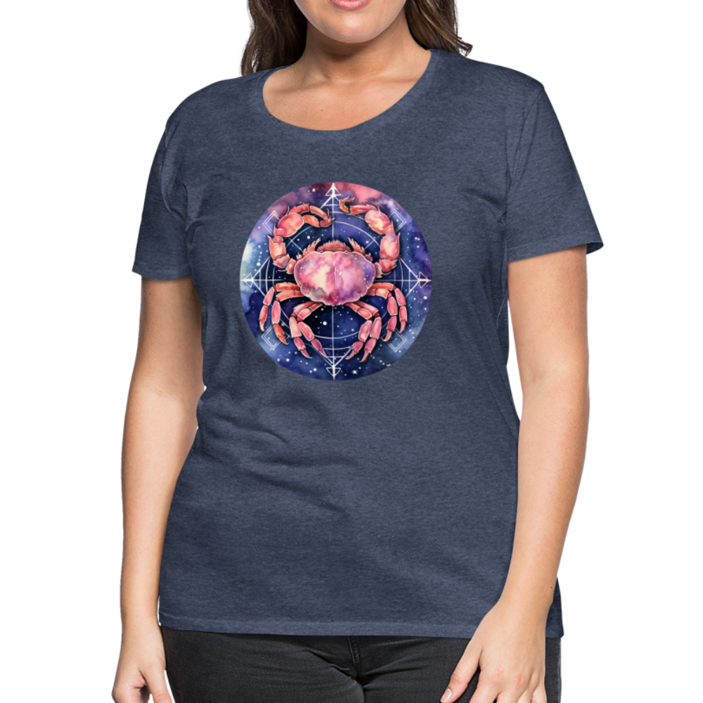 Women’s Mythical Cancer Premium T-Shirt - heather blue