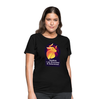 Thumbnail for Women's Glow Taurus T-Shirt - black