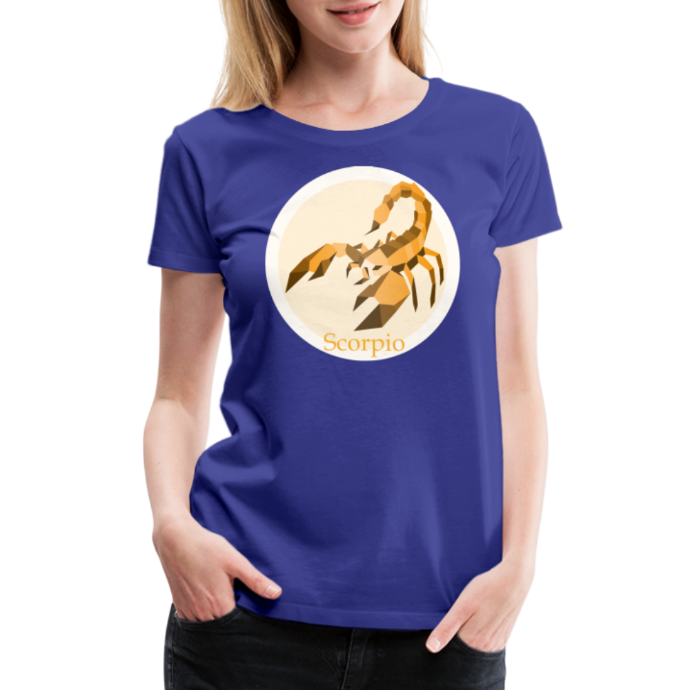 Women’s Mosaic Scorpio Premium T-Shirt - royal blue