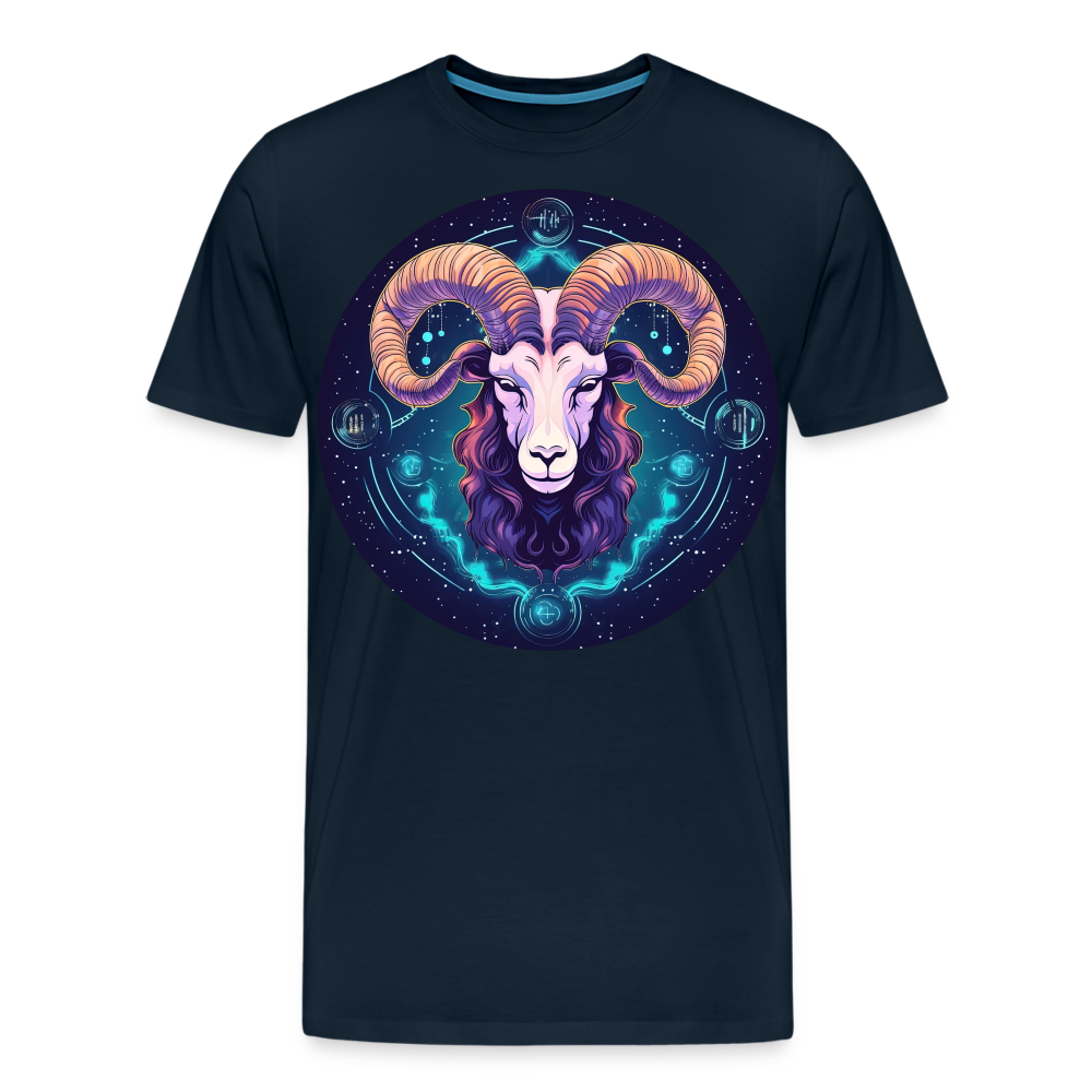 Men's Mystic Aries Premium T-Shirt - deep navy