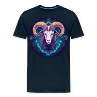 Thumbnail for Men's Mystic Aries Premium T-Shirt - deep navy