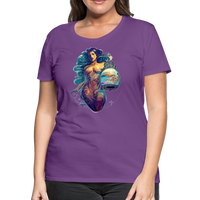 Thumbnail for Women’s Mythical Aquarius Premium T-Shirt - purple