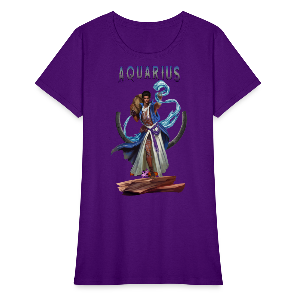 Women's Astral Aquarius T-Shirt - purple