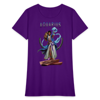 Thumbnail for Women's Astral Aquarius T-Shirt - purple