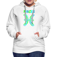 Thumbnail for Women's Power Words Pisces Premium Hoodie - white