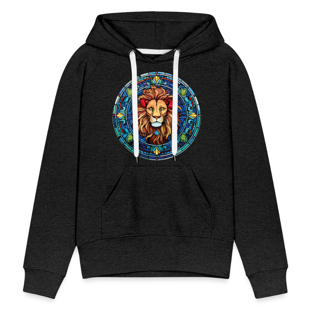 Women’s Mosaic Leo Premium Hoodie - charcoal grey