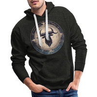 Thumbnail for Men’s Mythical Taurus Premium Hoodie - charcoal grey