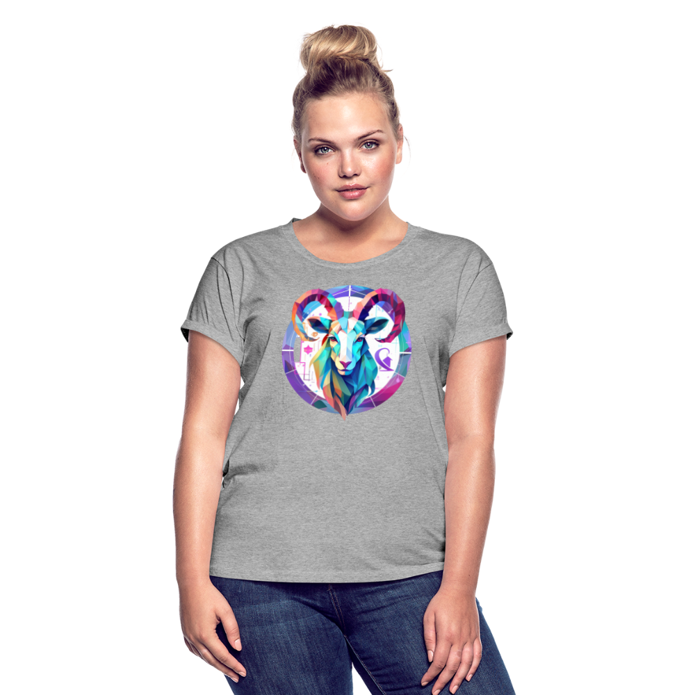 Women's Mythical Aries Relaxed Fit T-Shirt - heather gray