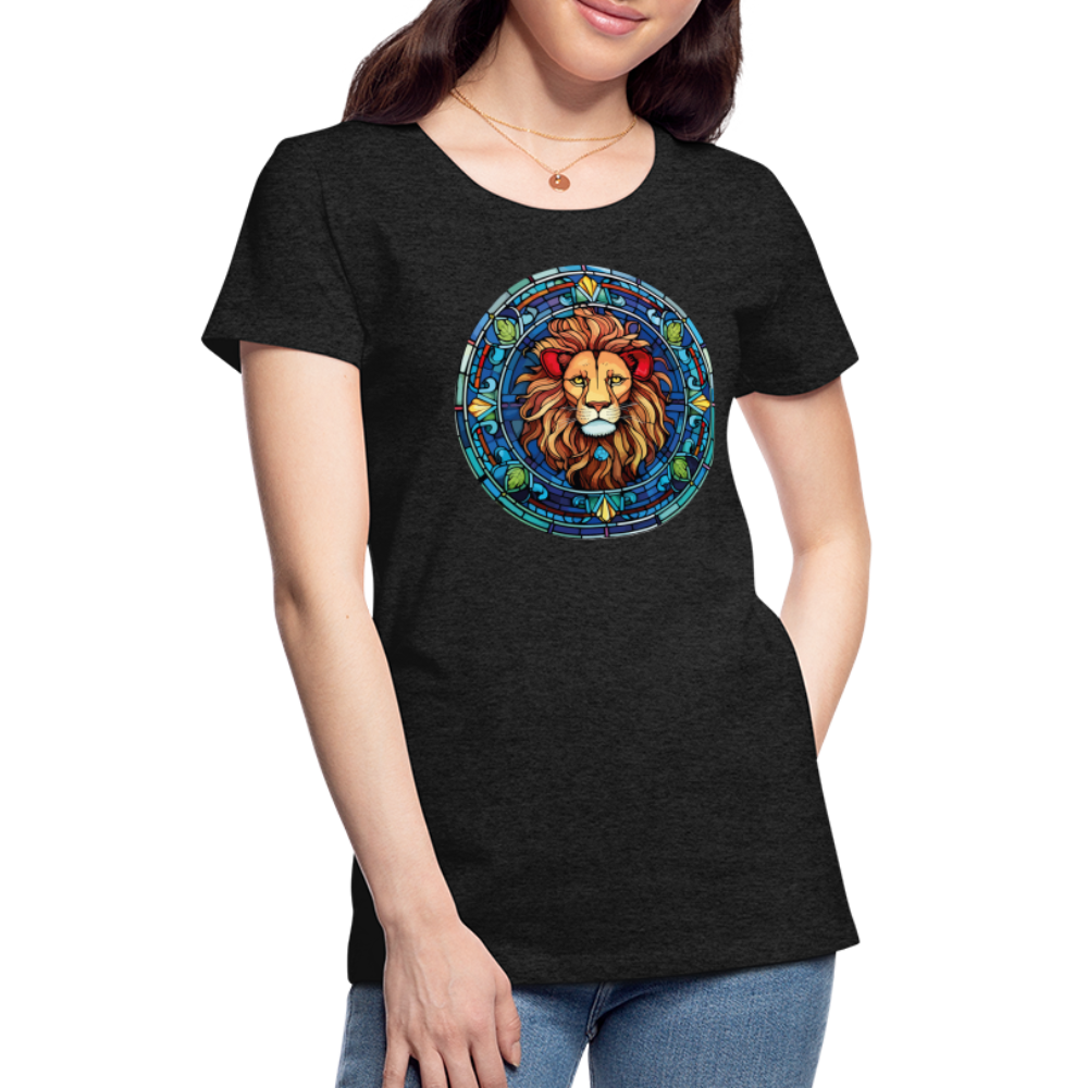 Women's Mosaic Leo Premium T-Shirt - charcoal grey