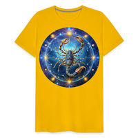 Thumbnail for Men's Symbol Scorpio Premium T-Shirt - sun yellow