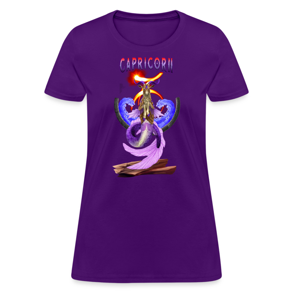 Astral Capricorn Women's T-Shirt - purple