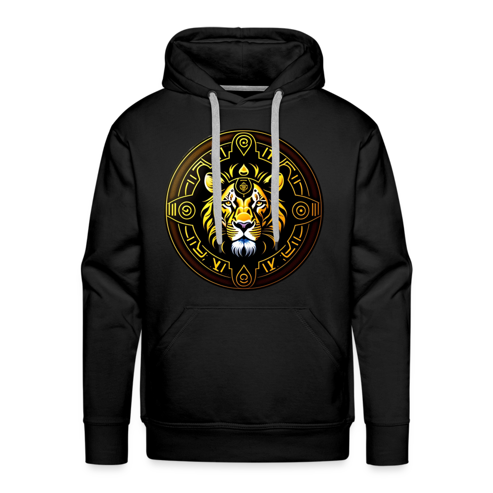 Men’s Mythical Leo Premium Hoodie - black