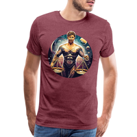 Thumbnail for Men's Mythical Libra Premium T-Shirt - heather burgundy