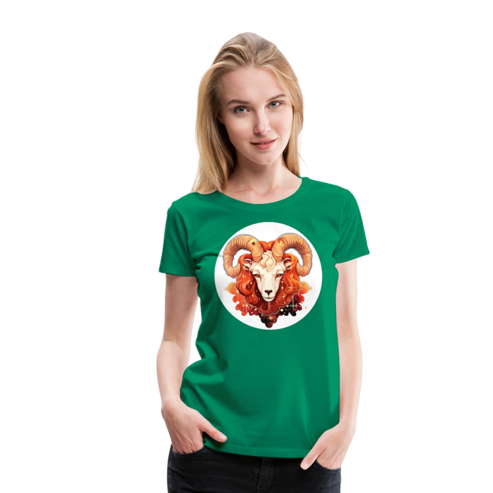 Women’s Symbol Aries Premium T-Shirt - kelly green