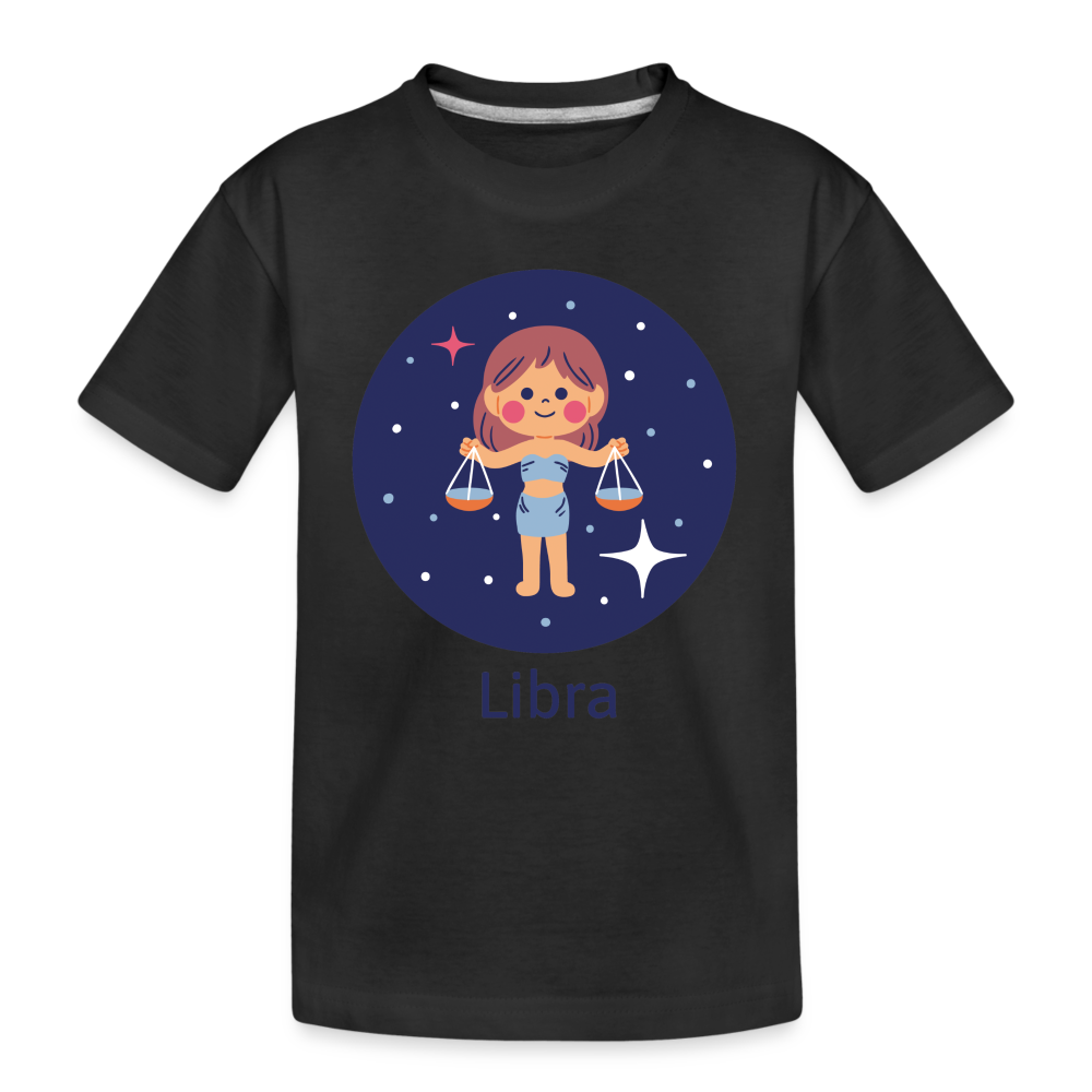 Kid’s Bluey Libra Premium Organic T-Shirt - black