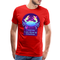 Thumbnail for Men's Neon Cancer Premium T-Shirt - red