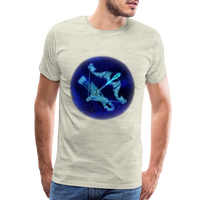 Thumbnail for Men's Sagittarius Premium T-Shirt - heather oatmeal