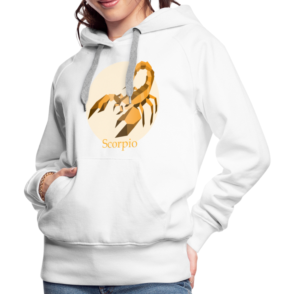 Women’s Mosaic Scorpio Premium Hoodie - white